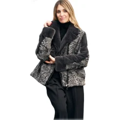 Jade Montenapoleone - Astrakhan Desirè Fur - Fur Coat - Luxury Exclusive Collection - Avvenice^ Jackets