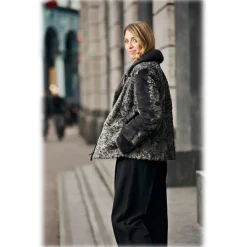 Jade Montenapoleone - Astrakhan Desirè Fur - Fur Coat - Luxury Exclusive Collection - Avvenice^ Jackets