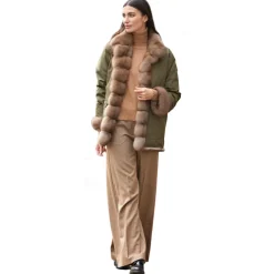 Jade Montenapoleone - Micol Reversible Sable Fur - Fur Coat - Luxury Exclusive Collection - Avvenice^ Jackets