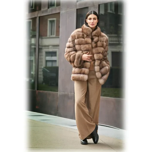 Jade Montenapoleone - Micol Reversible Sable Fur - Fur Coat - Luxury Exclusive Collection - Avvenice^ Jackets
