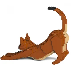Jekca - Abyssinian Cat 04S - Lego - Sculpture - Construction - 4D - Brick Animals - Toys - Avvenice^ Games