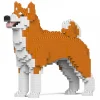 Jekca - Akita Inu 01S-M01 - Lego - Sculpture - Construction - 4D - Brick Animals - Toys - Avvenice^ Games