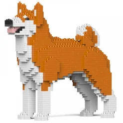 Jekca - Akita Inu 01S-M01 - Lego - Sculpture - Construction - 4D - Brick Animals - Toys - Avvenice^ Games
