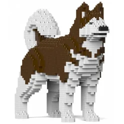 Jekca - Alaskan Malamute 01S-M02 - Lego - Sculpture - Construction - 4D - Brick Animals - Toys - Avvenice^ Games