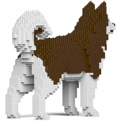 Jekca - Alaskan Malamute 01S-M02 - Lego - Sculpture - Construction - 4D - Brick Animals - Toys - Avvenice^ Games