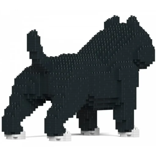 Jekca - American Bully 01-M02 - Big - Lego - Sculpture - Construction - 4D - Brick Animals - Toys - Avvenice^ Games