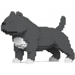 Jekca - American Bully 01S-M03 - Lego - Sculpture - Construction - 4D - Brick Animals - Toys - Avvenice^ Games