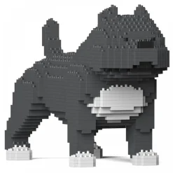 Jekca - American Bully 01S-M03 - Lego - Sculpture - Construction - 4D - Brick Animals - Toys - Avvenice^ Games