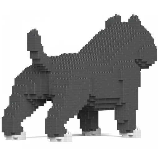 Jekca - American Bully 01S-M03 - Lego - Sculpture - Construction - 4D - Brick Animals - Toys - Avvenice^ Games