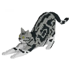 Jekca - American Shorthair Cat 04S-M01 - Lego - Sculpture - Construction - 4D - Brick Animals - Toys - Avvenice^ Games