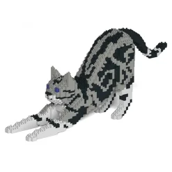 Jekca - American Shorthair Cat 04S-M01 - Lego - Sculpture - Construction - 4D - Brick Animals - Toys - Avvenice^ Games