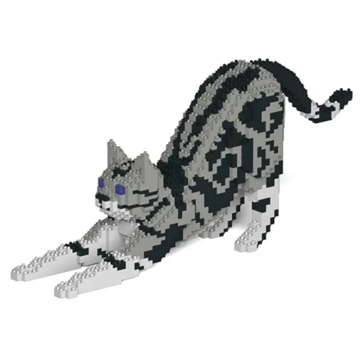 Jekca - American Shorthair Cat 04S-M01 - Lego - Sculpture - Construction - 4D - Brick Animals - Toys - Avvenice^ Games