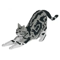 Jekca - American Shorthair Cat 04S-M01 - Lego - Sculpture - Construction - 4D - Brick Animals - Toys - Avvenice^ Games
