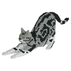 Jekca - American Shorthair Cat 04S-M01 - Lego - Sculpture - Construction - 4D - Brick Animals - Toys - Avvenice^ Games