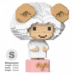 Jekca - Aries 01S - Lego - Sculpture - Construction - 4D - Brick Animals - Toys - Avvenice^ Games