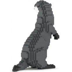 Jekca - Asian Small-Clawed Otter 01 - Big - Lego - Sculpture - Construction - 4D - Brick Animals - Toys - Avvenice