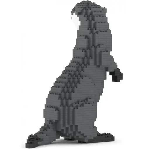 Jekca - Asian Small-Clawed Otter 01 - Big - Lego - Sculpture - Construction - 4D - Brick Animals - Toys - Avvenice