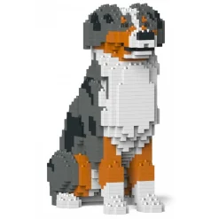 Jekca - Australian Shepherd 01S - Lego - Sculpture - Construction - 4D - Brick Animals - Toys - Avvenice^ Games