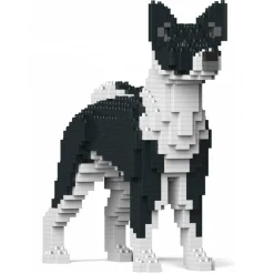 Jekca - Basenji 01-M02 - Big - Lego - Sculpture - Construction - 4D - Brick Animals - Toys - Avvenice^ Games