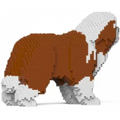 Jekca - Bearded Collie 01-M04 - Big - Lego - Sculpture - Construction - 4D - Brick Animals - Toys - Avvenice