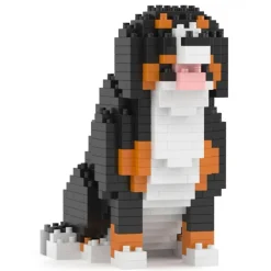 Jekca - Bernese Mountain Dog Mini 01 - Big - Lego - Sculpture - Construction - 4D - Brick Animals - Toys - Avvenice^ Games