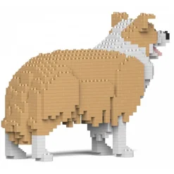Jekca - Border Collie 01-M03 - Big - Lego - Sculpture - Construction - 4D - Brick Animals - Toys - Avvenice^ Games