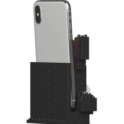 Jekca - Boston Terrier Phone Stand 01S - Lego - Sculpture - Construction - 4D - Brick Animals - Toys - Avvenice^ Games