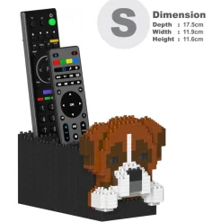 Jekca - Boxer Remote Control Rack 01S - Lego - Sculpture - Construction - 4D - Brick Animals - Toys - Avvenice^ Games