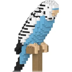 Jekca - Budgie 01S-M02 - Lego - Sculpture - Construction - 4D - Brick Animals - Toys - Avvenice^ Games
