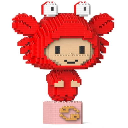 Jekca - Cancer 01S - Lego - Sculpture - Construction - 4D - Brick Animals - Toys - Avvenice^ Games