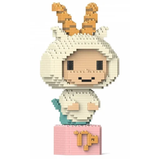 Jekca - Capricorn 01S - Lego - Sculpture - Construction - 4D - Brick Animals - Toys - Avvenice^ Games