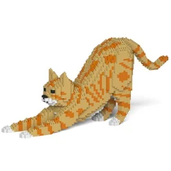 Jekca - Cat 05S-M01 - Lego - Sculpture - Construction - 4D - Brick Animals - Toys - Avvenice^ Games