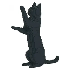 Jekca - Cat 15S-M02 - Lego - Sculpture - Construction - 4D - Brick Animals - Toys - Avvenice^ Games