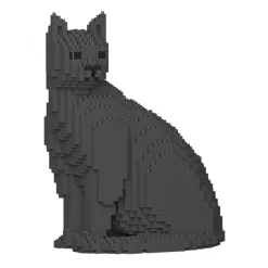 Jekca - Cat 06S-M03 - Lego - Sculpture - Construction - 4D - Brick Animals - Toys - Avvenice^ Games