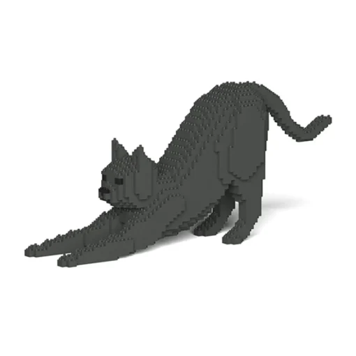 Jekca - Cat 09S-M03 - Lego - Sculpture - Construction - 4D - Brick Animals - Toys - Avvenice^ Games
