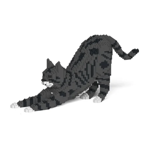 Jekca - Cat 05S-M02 - Lego - Sculpture - Construction - 4D - Brick Animals - Toys - Avvenice^ Games