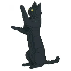 Jekca - Cat 15S-M02 - Lego - Sculpture - Construction - 4D - Brick Animals - Toys - Avvenice^ Games