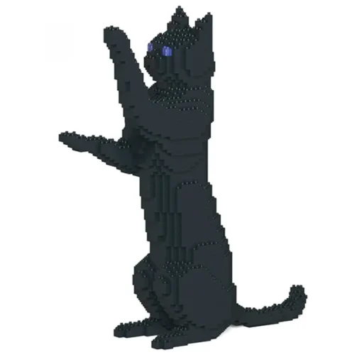 Jekca - Cat 15S-M02 - Lego - Sculpture - Construction - 4D - Brick Animals - Toys - Avvenice^ Games