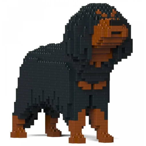 Jekca - Cavalier King Charles Spaniel 01S-M04 - Lego - Sculpture - Construction - 4D - Brick Animals - Toys - Avvenice^ Games