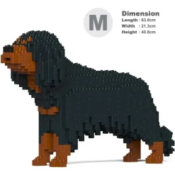 Jekca - Cavalier King Charles Spaniel 01-M04 - Big - Lego - Sculpture - Construction - 4D - Brick Animals - Toys - Avvenice^ Games