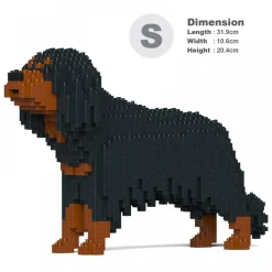 Jekca - Cavalier King Charles Spaniel 01S-M04 - Lego - Sculpture - Construction - 4D - Brick Animals - Toys - Avvenice^ Games