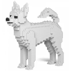 Jekca - Chihuahua 01-M03 - Big - Lego - Sculpture - Construction - 4D - Brick Animals - Toys - Avvenice^ Games