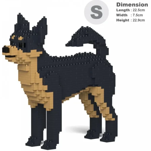 Jekca - Chihuahua 01S-M02 - Lego - Sculpture - Construction - 4D - Brick Animals - Toys - Avvenice^ Games