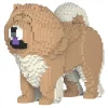 Jekca - Chow Chow 02-M01 - Big - Lego - Sculpture - Construction - 4D - Brick Animals - Toys - Avvenice^ Games
