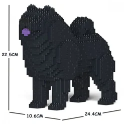 Jekca - Chow Chow 01S-M02 - Lego - Sculpture - Construction - 4D - Brick Animals - Toys - Avvenice^ Games