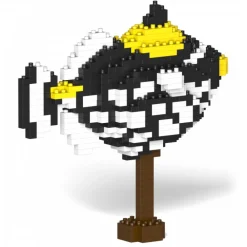 Jekca - Clown Triggerfish 01S - Lego - Sculpture - Construction - 4D - Brick Animals - Toys - Avvenice^ Games