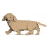 Jekca - Dachshund 06S-M03 - Lego - Sculpture - Construction - 4D - Brick Animals - Toys - Avvenice^ Games