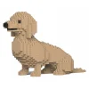 Jekca - Dachshund 03S-M03 - Lego - Sculpture - Construction - 4D - Brick Animals - Toys - Avvenice