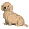 Jekca - Dachshund 05S-M03 - Lego - Sculpture - Construction - 4D - Brick Animals - Toys - Avvenice^ Games