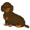 Jekca - Dachshund 05S-M02 - Lego - Sculpture - Construction - 4D - Brick Animals - Toys - Avvenice^ Games